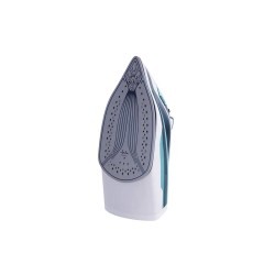 JATA PL598C plancha Plancha seco Suela de cerámica 2600 W Azul, Blanco