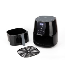 JATA JEFR1225 freidora Sencillo 5 L 1300 W Freidora de aire caliente Negro