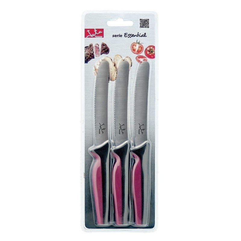 JATA MOD. AC38 cuchillo de cocina Acero inoxidable 3 pieza(s) Cuchillo para pan