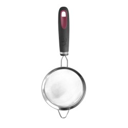 JATA AC25 Tamiz de cocina Acero inoxidable, Caucho termoplástico (TPR) 12 cm