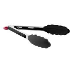 JATA AC35 pinza de cocina Silicona, Acero inoxidable Silicona