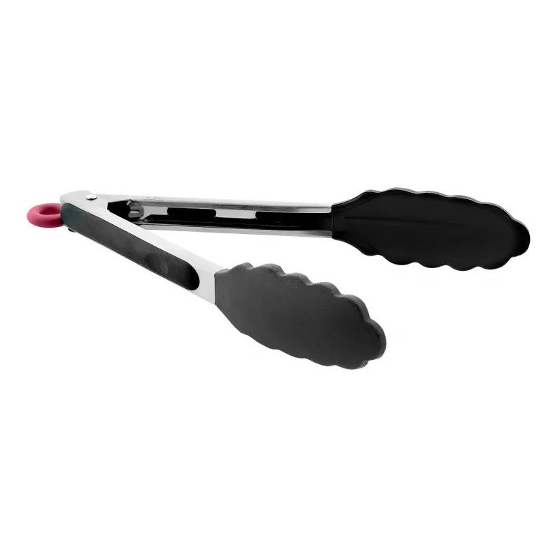 JATA AC35 pinza de cocina Silicona, Acero inoxidable Silicona