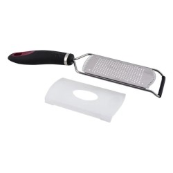 JATA AC31 cortador de verduras en espiral o rallador manual Rallador de mano Negro, Acero inoxidable