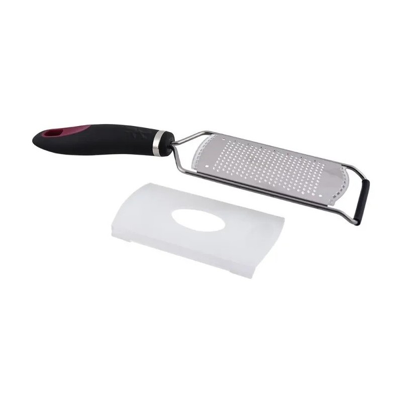 JATA AC31 cortador de verduras en espiral o rallador manual Rallador de mano Negro, Acero inoxidable