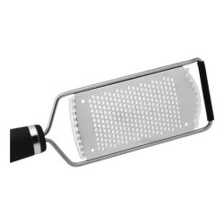 JATA AC31 cortador de verduras en espiral o rallador manual Rallador de mano Negro, Acero inoxidable