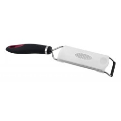 JATA AC31 cortador de verduras en espiral o rallador manual Rallador de mano Negro, Acero inoxidable