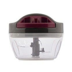 JATA AC57E picadora manual de alimentos Negro, Transparente