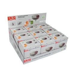 JATA AC57E picadora manual de alimentos Negro, Transparente
