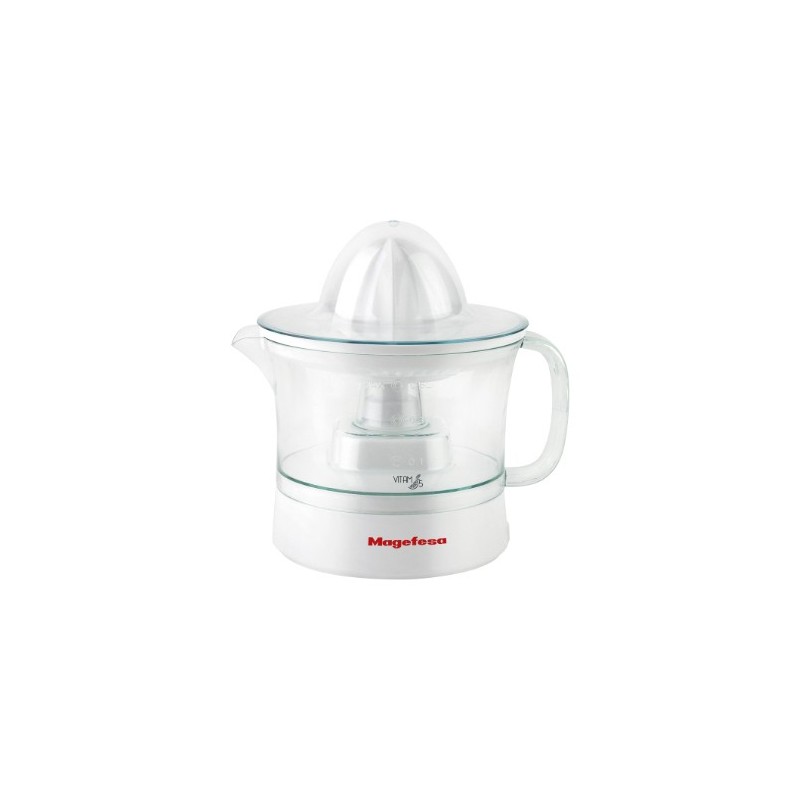 Magefesa Vitam 5 Exprimidor lenta 40 W Transparente, Blanco