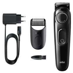 Braun BeardTrimmer BT3322 depiladora para la barba AC Batería 40 1 cm Mojado y seco Negro