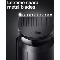 Braun BeardTrimmer BT3322 depiladora para la barba AC Batería 40 1 cm Mojado y seco Negro