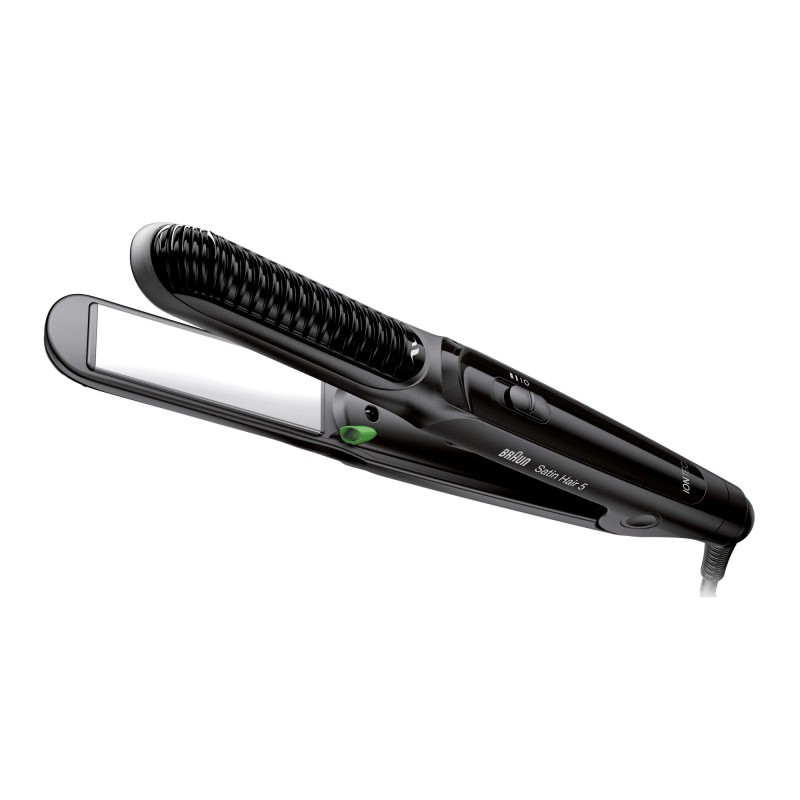 Braun Satin-Hair 5 ST 570 Herramienta de peinado con múltiples accesorios Caliente Negro