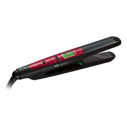 Braun Satin Hair 7 ST750 Utensilio de peinado Plancha de pelo Caliente Negro, Borgoña 2 m