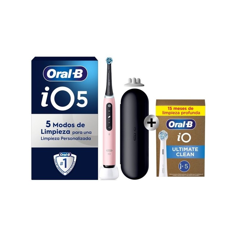 Oral-B 4210201414940 cepillo eléctrico para dientes Adulto Cepillo dental giratorio Negro, Rosa