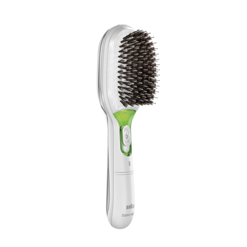 Braun 81533837 cepillo para el cabello y peine Adulto Cepillo paleta para el pelo Verde, Blanco 1 pieza(s)