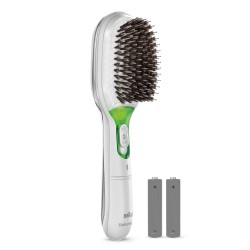 Braun 81533837 cepillo para el cabello y peine Adulto Cepillo paleta para el pelo Verde, Blanco 1 pieza(s)