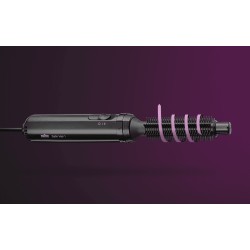 Braun Satin Hair 1 AS110 Cepillo de aire caliente Caliente Negro 200 W 2 m
