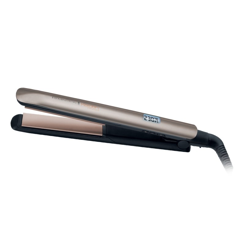 Remington S8540 Plancha de pelo Vapor Negro, Bronce 1,8 m