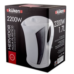 Küken Hervidor Agua Eléctrico Blanco 2200w 1.7l