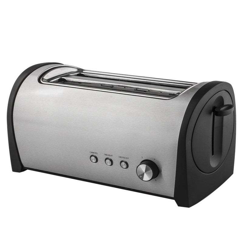 Küken 33622 tostadora 6 4 rebanada(s) 1400 W Negro, Acero inoxidable