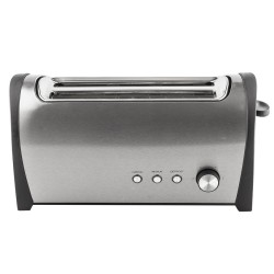 Küken 33622 tostadora 6 4 rebanada(s) 1400 W Negro, Acero inoxidable
