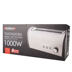 Küken 33623 tostadora 6 1 rebanada(s) 1000 W Negro, Acero inoxidable