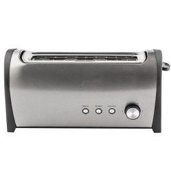 Küken 33623 tostadora 6 1 rebanada(s) 1000 W Negro, Acero inoxidable