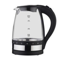 Küken 33486 tetera eléctrica 1,7 L 2200 W Negro, Transparente