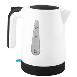 Küken 33603 tetera eléctrica 1 L 1200 W Negro, Blanco