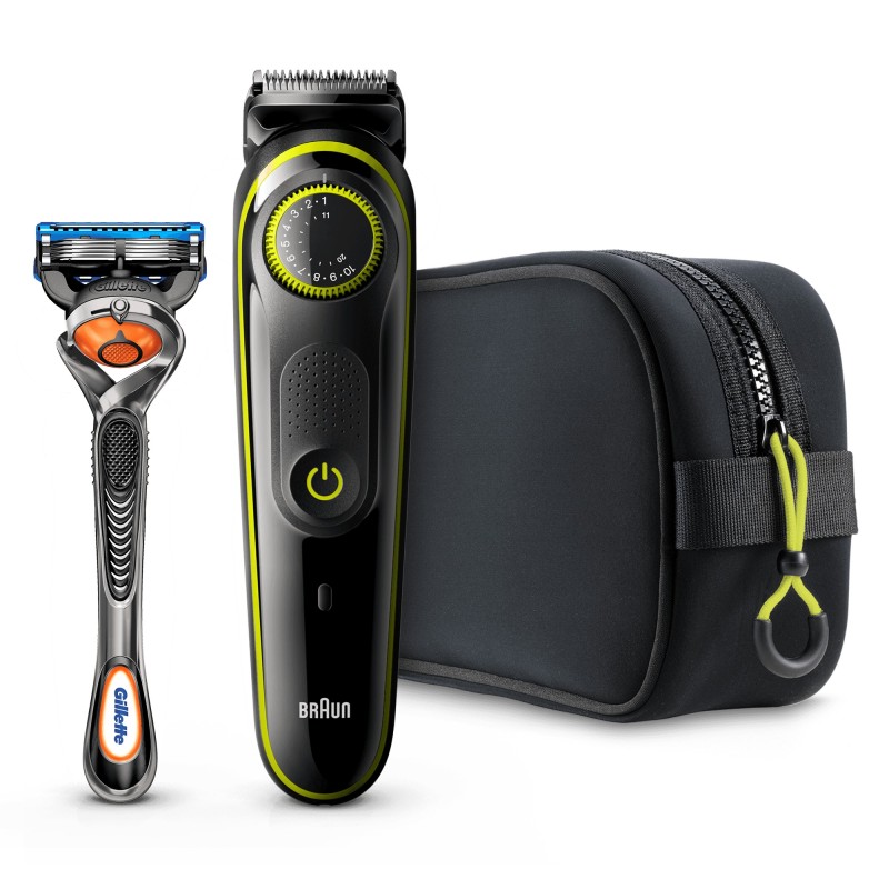 Braun 81703319 depiladora para la barba AC Batería 39 2 cm Negro, Verde