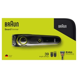 Braun 81703319 depiladora para la barba AC Batería 39 2 cm Negro, Verde