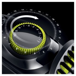 Braun 81703319 depiladora para la barba AC Batería 39 2 cm Negro, Verde
