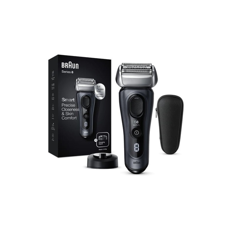 Braun Series 8 8413s Wet&Dry Máquina de afeitar de láminas Recortadora