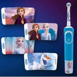 Oral-B BR-419563 Niño Cepillo dental giratorio Multicolor, Blanco