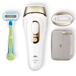 Braun Silk-expert Pro IPL PL5054 Luz pulsada intensa (IPL) Oro, Blanco