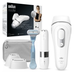 Braun Silk-expert Pro IPL PL3129 Luz pulsada intensa (IPL) Plata, Blanco