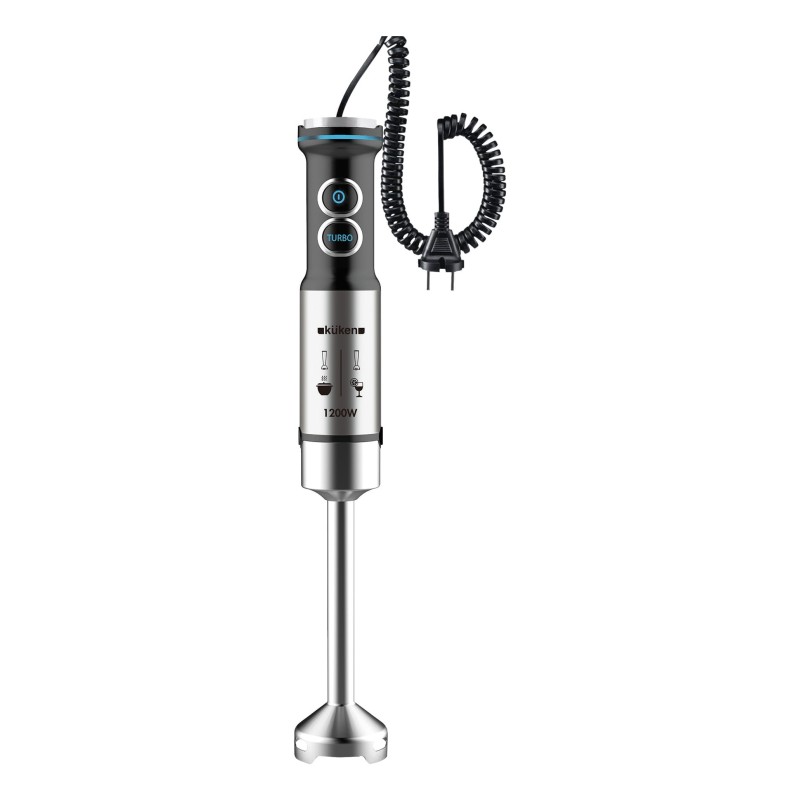Küken 30179 licuadora Batidora de inmersión 1200 W Negro, Acero inoxidable