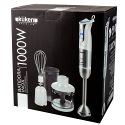 Küken 33743 licuadora 0,6 L Batidora de inmersión 1000 W Acero inoxidable, Blanco