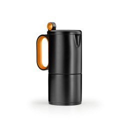 BRA Efficient A170416 cafetera manual Cafetera italiana 0,18 L Negro, Naranja