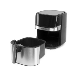 Orbegozo FDR 67 freidora Sencillo 5,5 L Independiente 1700 W Freidora de aire caliente Negro, Acero inoxidable