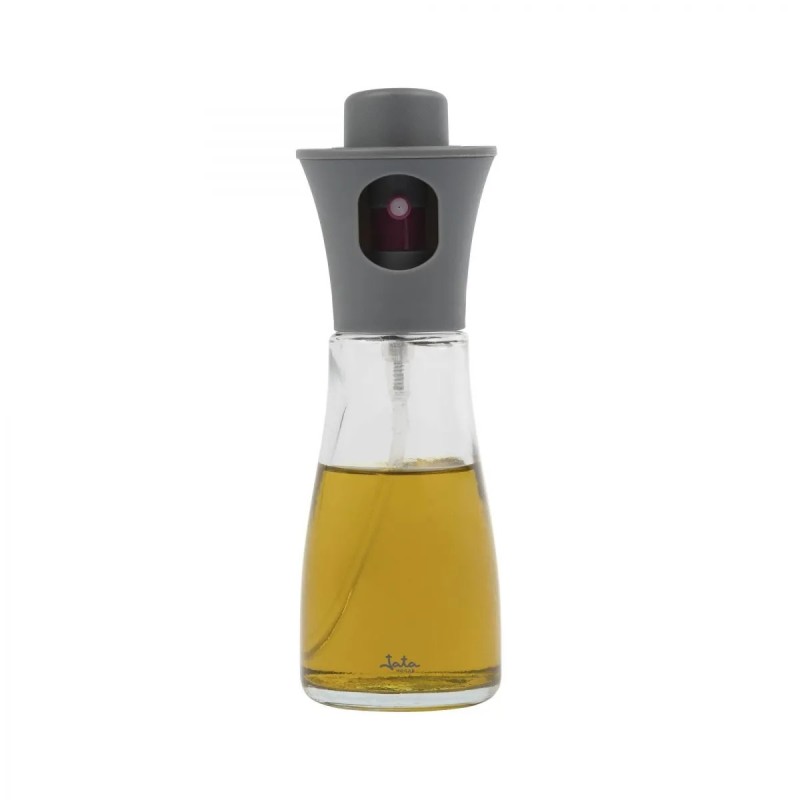 JATA HACC4545 dispensador de aceite vinagre 0,15 L Botella Vidrio, Polipropileno (PP) Gris, Transparente