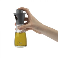 JATA HACC4545 dispensador de aceite vinagre 0,15 L Botella Vidrio, Polipropileno (PP) Gris, Transparente