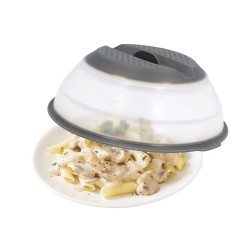 JATA HACC4530 tapa para alimentos Gris, Blanco Alrededor Cubrealimentos