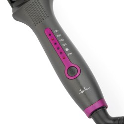 JATA JBCA1901 Utensilio de peinado Cepillo de aire caliente Caliente Negro, Rosa 50 W 2 m