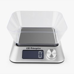 Orbegozo PC 1030 Plata Encimera Rectángulo Báscula electrónica de cocina