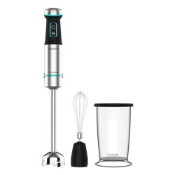 Cecotec Power TitanBlack 1200 XL Cream 0,8 L Batidora de inmersión 1200 W Negro, Plata