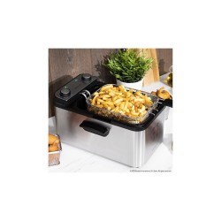 Cecotec CleanFry Infinity 3000 Sencillo 3 L Independiente 2400 W Freidora Acero inoxidable