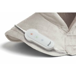 Daga 16868 manta eléctrica y almohadilla 110 W Beige Tela, Felpa