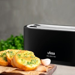 Ufesa TT7475 tostadora 7 2 rebanada(s) 1400 W Negro