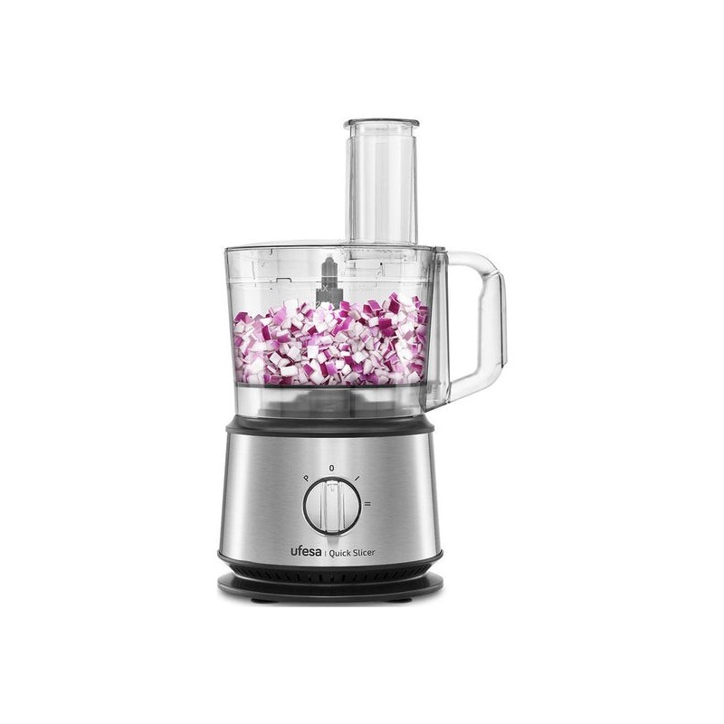 Ufesa 70505579 picadora eléctrica de alimentos 1,5 L 900 W Negro, Acero inoxidable